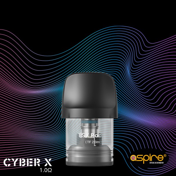 Aspire Cyber S/X Replacement 1.0ohm Pod