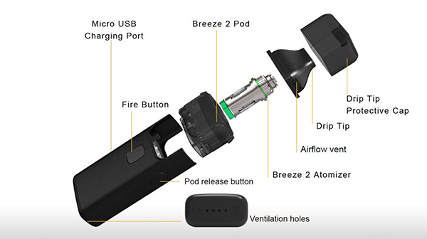Breeze 2 AIO Pod Kit by Aspire